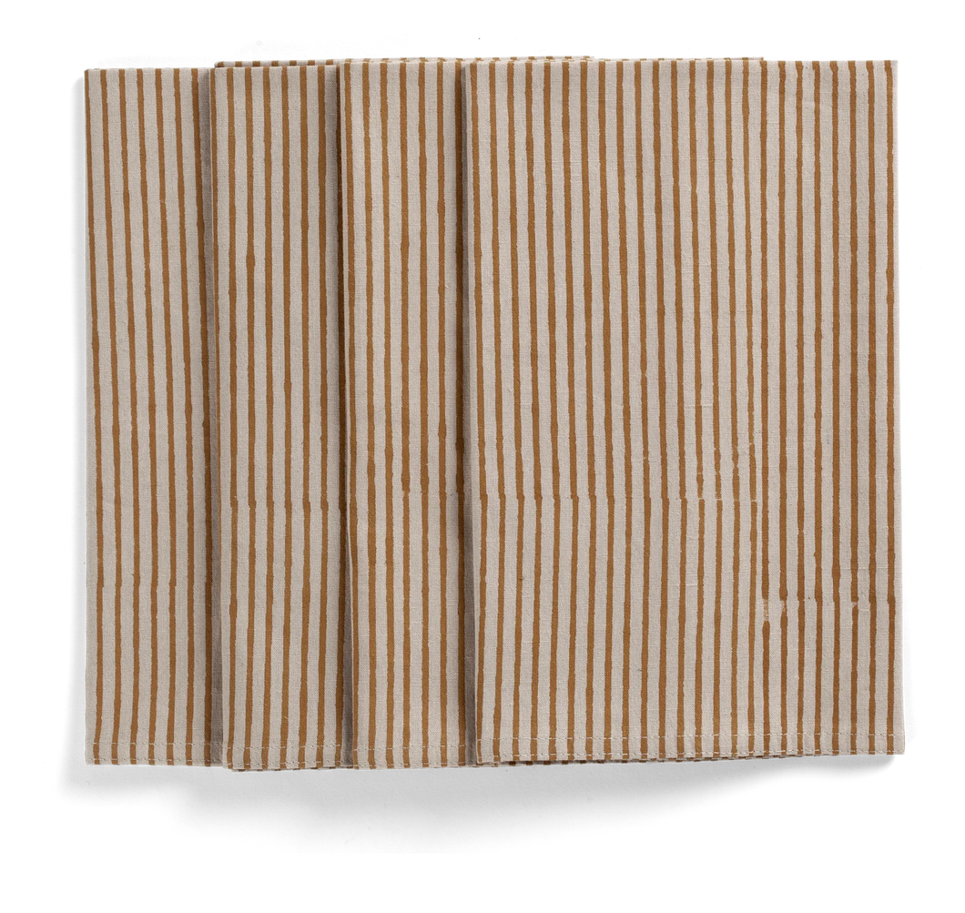 Serviette de table Ocre / Naturel