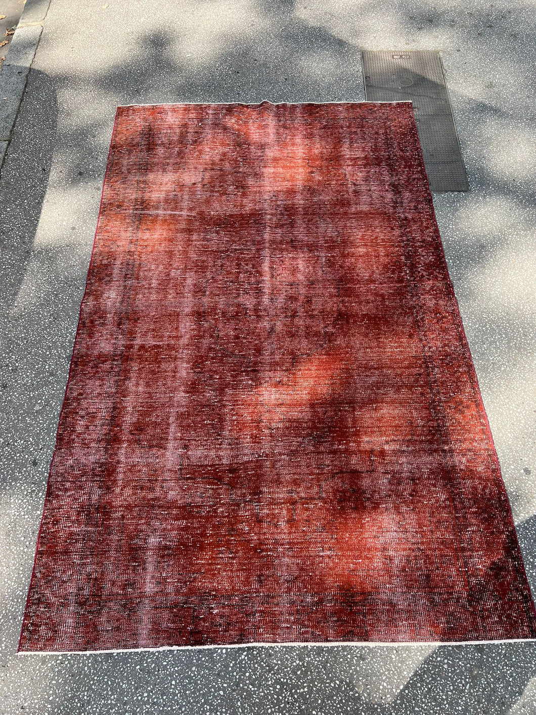 Tapis vintage BRUN ROUGE - 180x293cm