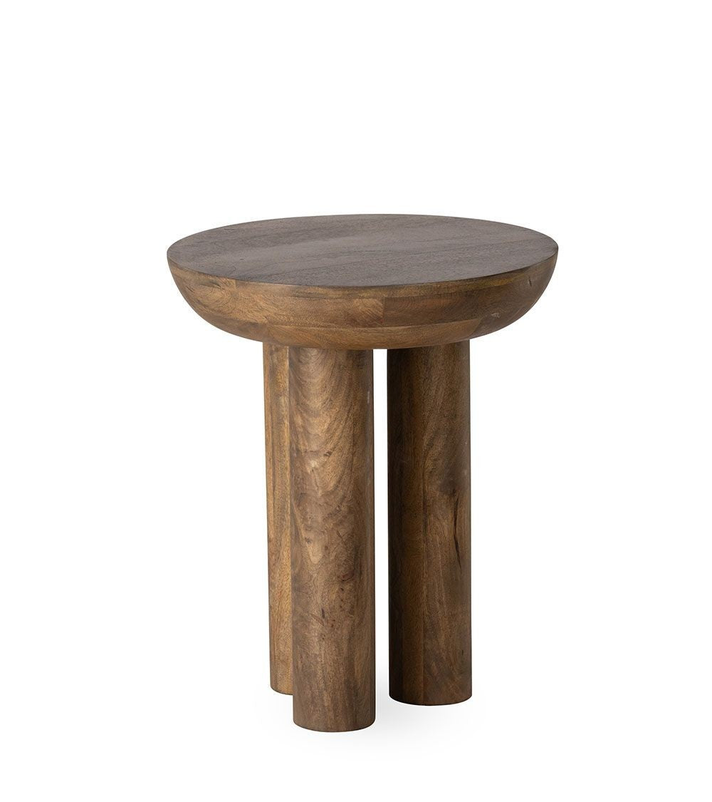 Table d’appoint tripode en manguier