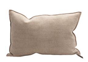 Coussin vice versa - Chenille vintage - NUDE