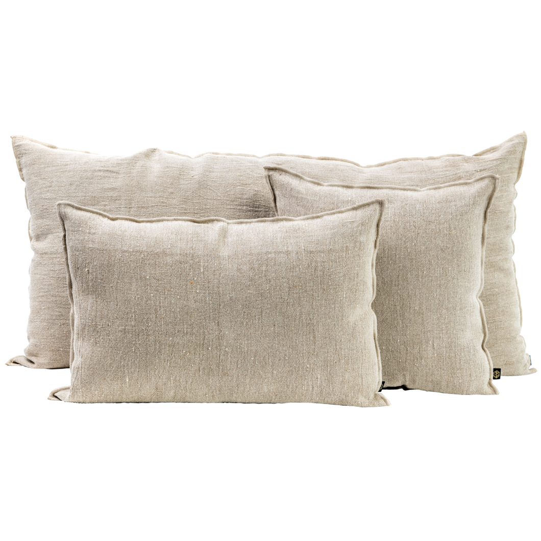 Coussin en lin - Naturel