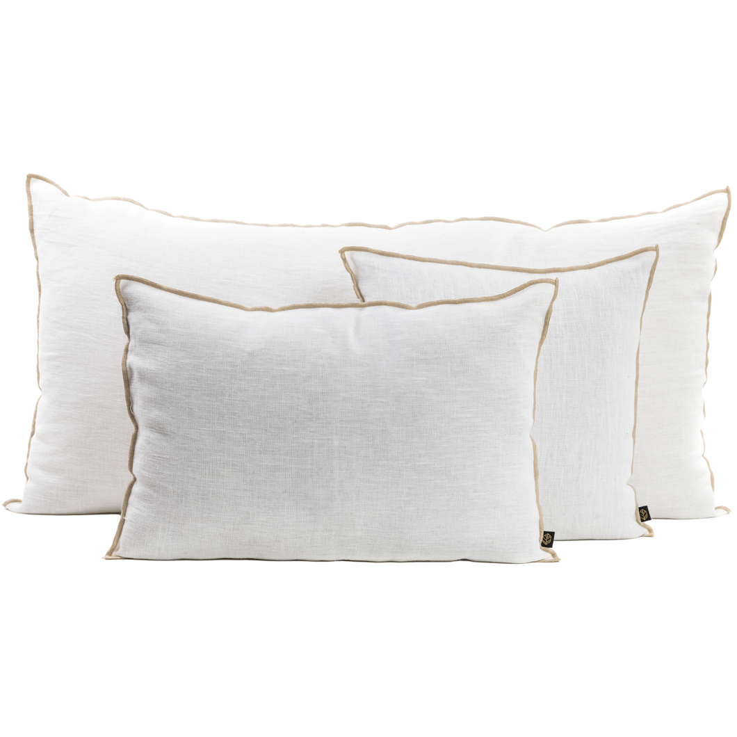 Coussin en lin - Blanc