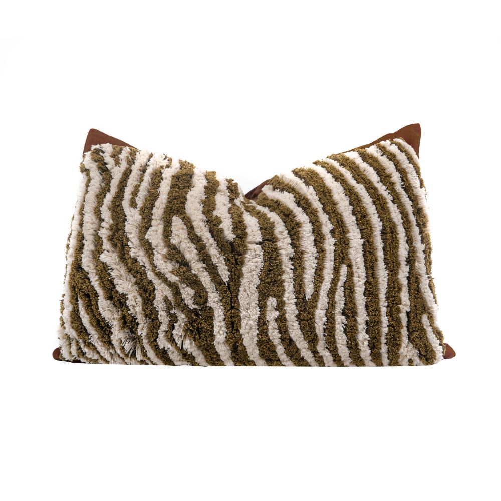 Coussin tufté - ZEBRE