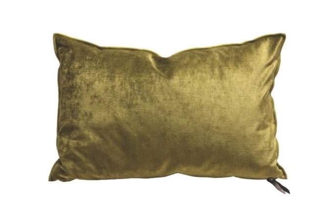 Coussin vice versa - Velours royal - ABSINTHE