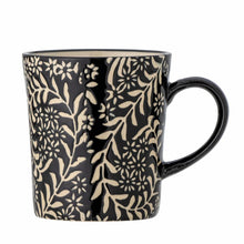 Charger l&#39;image dans la galerie, Tasse en grès motif floral
