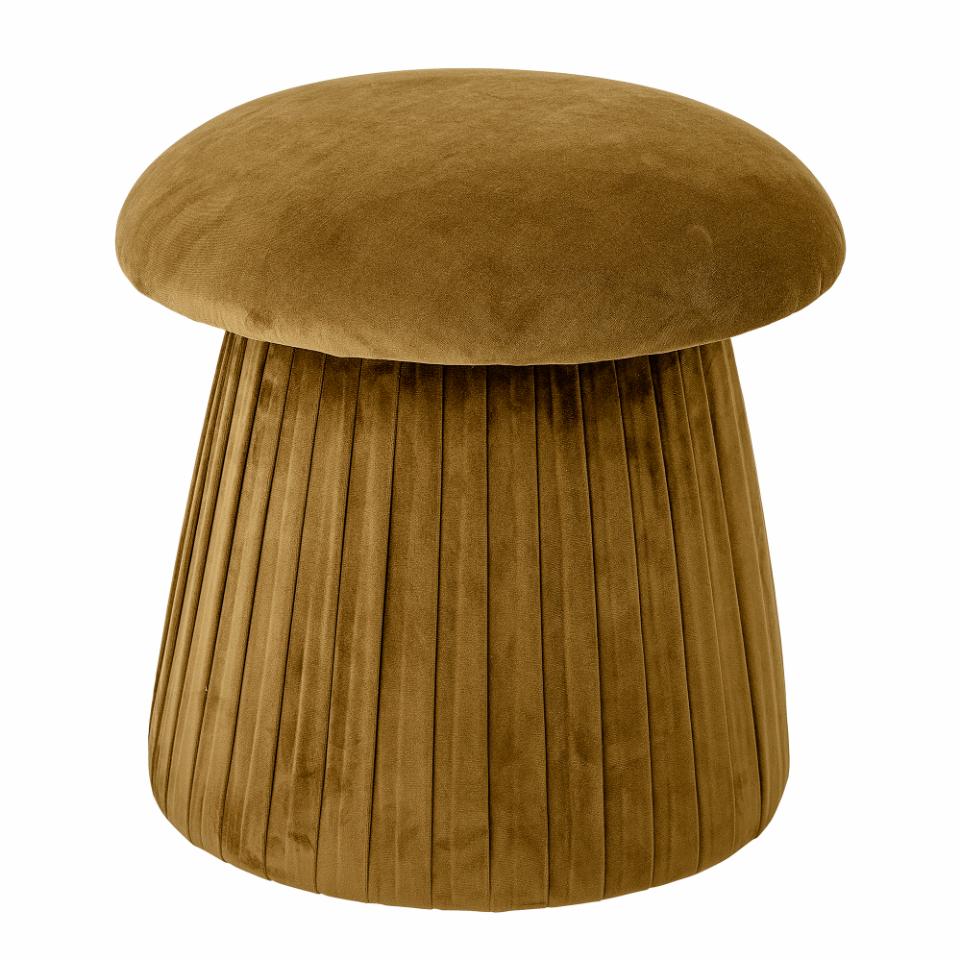 Pouf en velours - Champignon