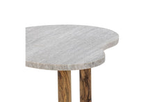 Charger l&#39;image dans la galerie, Table d’appoint haricot plateau marbre
